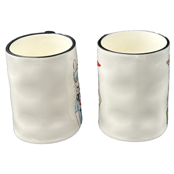Signature Ceramic Art Mugs Dog and Cat 17.5 oz Mugs Set of 2 - Picture 6 of 9